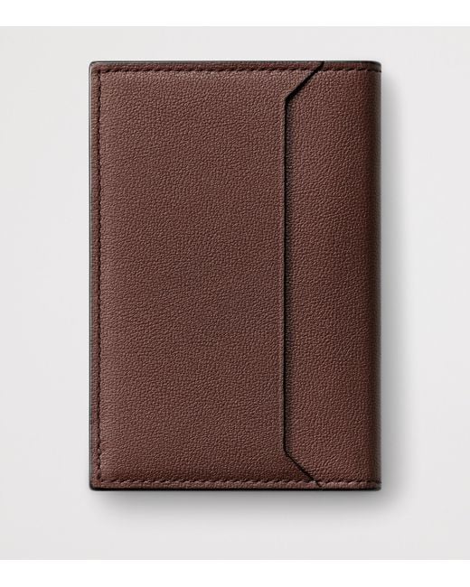 Cartier Brown Leather Must De Card Holder for men