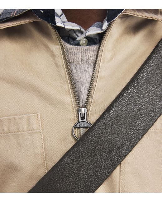 Barbour Natural Cotton Twill Lenker Overshirt for men