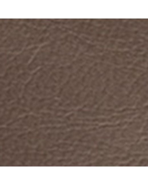 Prada Brown Calfskin Triangle Card Holder for men
