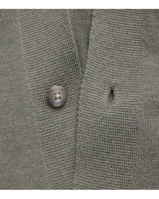 Vince Gray Wool-Cashmere Shirt for men