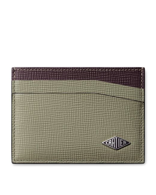 Cartier Brown Leather Losange Card Holder for men