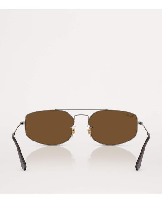 Ray-Ban Brown Rb3845 Explorer V Sunglasses