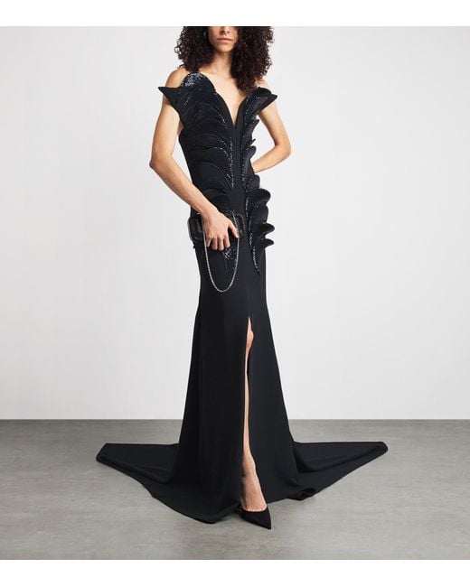 Maticevski Black Spearhead Gown