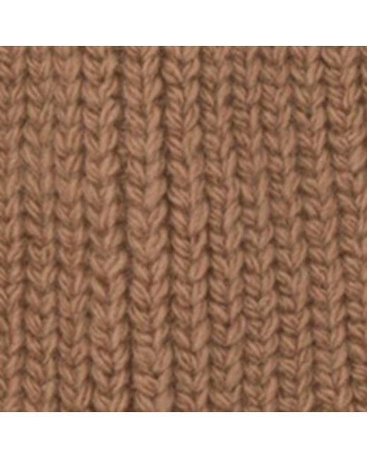 Prada Brown Wool-Cashmere Beanie for men
