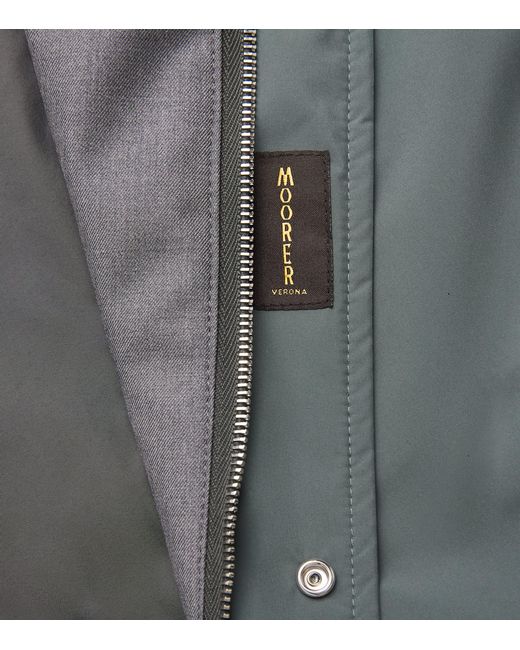 Moorer Gray Recco-Stp Coat for men