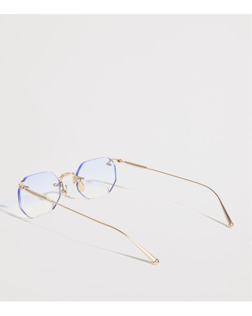 Matsuda Metallic Titanium M3086 Octagonal Sunglasses for men