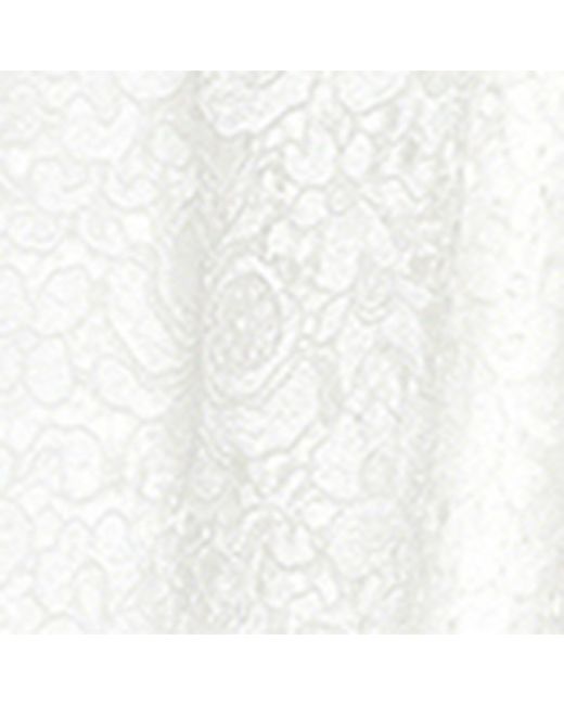 Dolce & Gabbana White Lace Wide-Leg Trousers