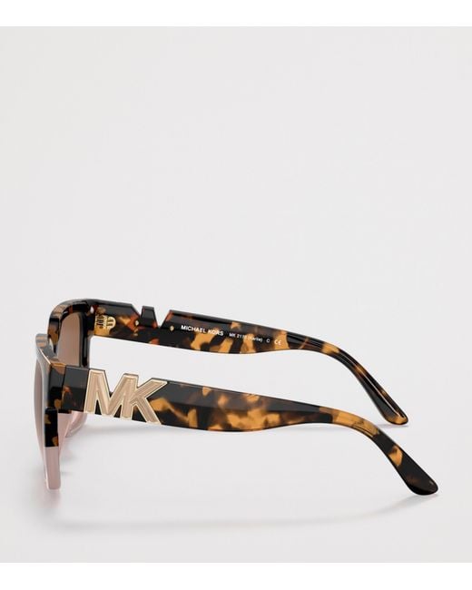 Michael Kors Brown Karlie Square Sunglasses
