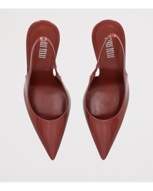 Paris Texas Pink Patent Leather Lidia Slingback Pumps 105