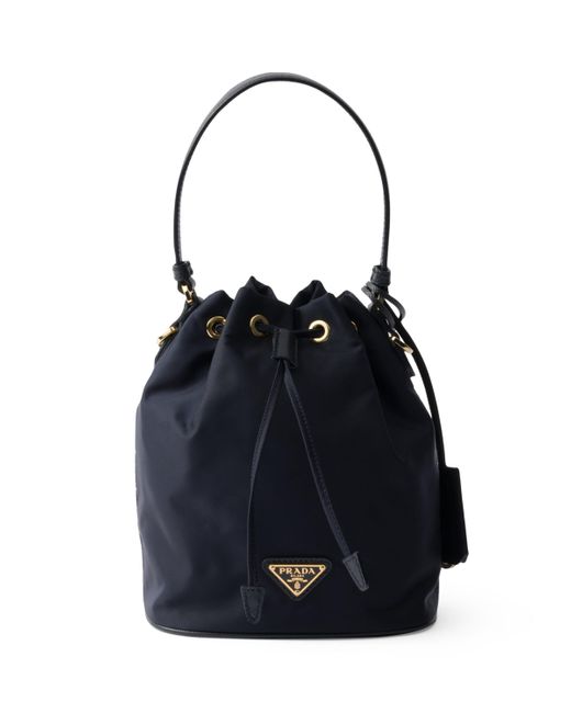 Prada Blue Mini Re-Edition 1978 Bucket Bag