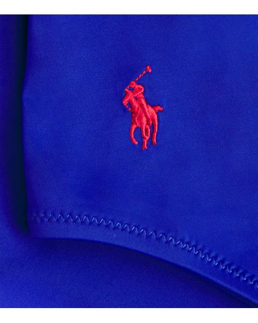 Polo Ralph Lauren Blue Scoop-Neck Swimsuit