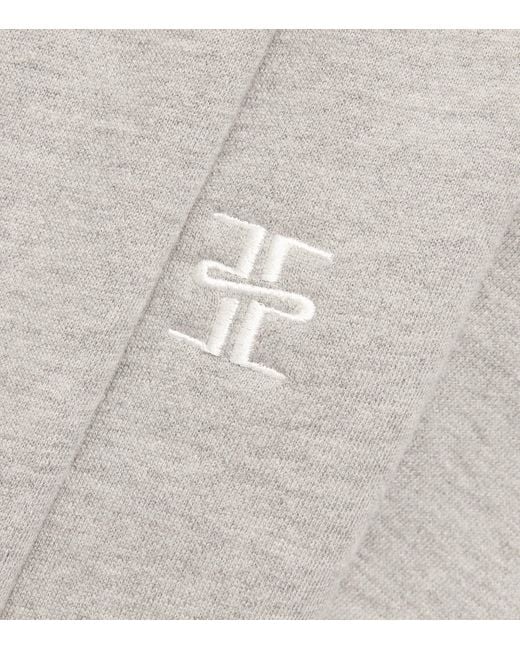 ÉTERNE Gray Cotton-Modal Sweatpants