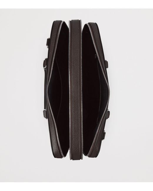 Smythson Black Large Calfskin Ludlow Briefcase for men