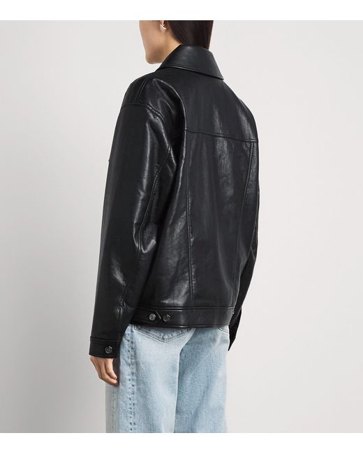 Anine Bing Black Oversized Rory Jacket