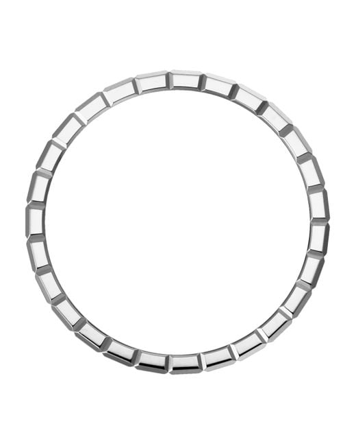 Chopard Metallic And Diamond Ice Cube Ring