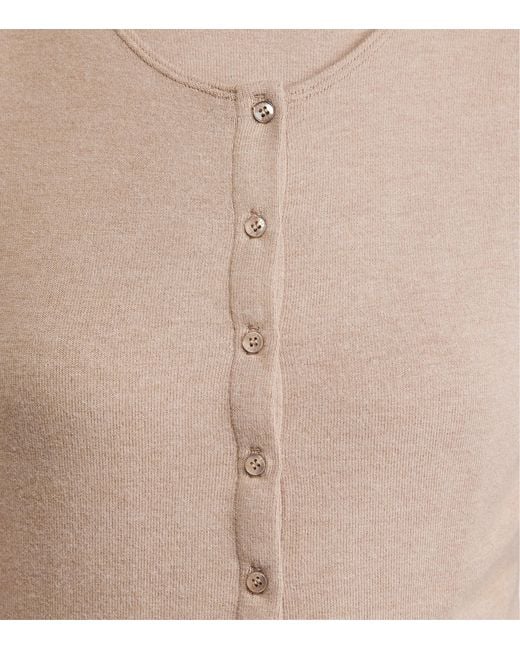 Leset Natural Jersey Lauren Cropped Cardigan