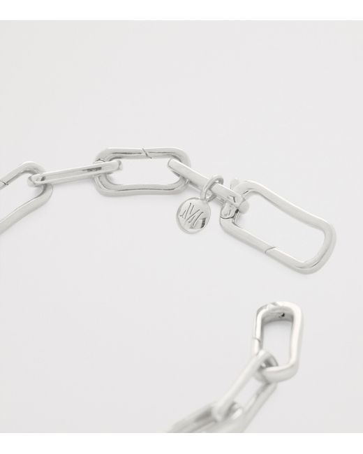 Monica Vinader Metallic Sterling Alta Charm Bracelet