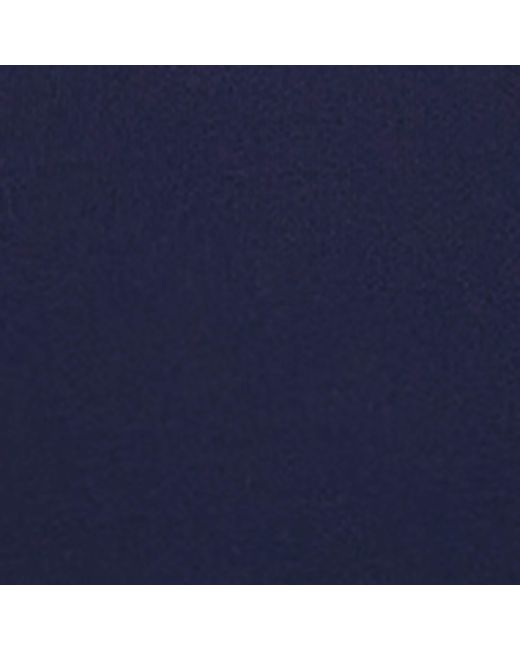 Polo Ralph Lauren Blue Polo Pony Two-Tone Bikini Bottoms