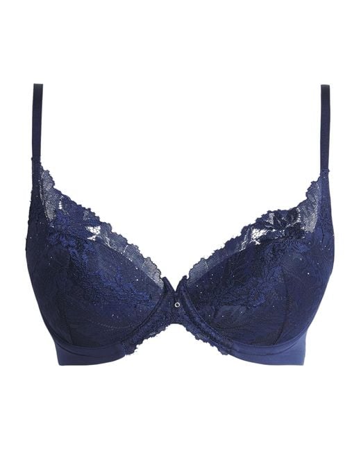 Wacoal Blue Most Divine Plunge Push-Up Bra