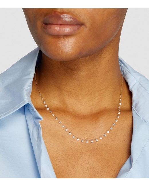 PERSÉE Metallic And Diamond Danaé Necklace