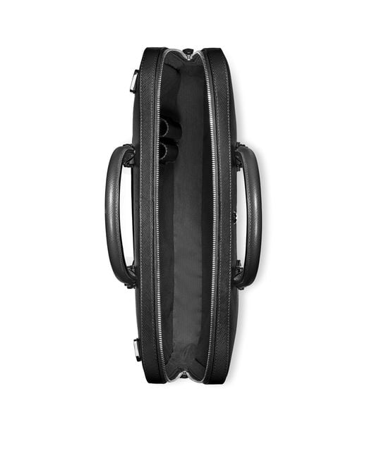 Montblanc Black Leather Sartorial Thin Document Case for men