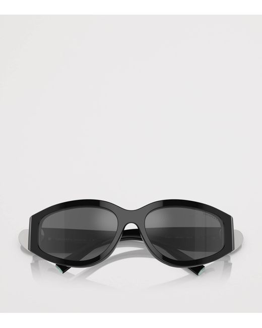 Tiffany & Co Gray Acetate Tf4217 Irregular Sunglasses