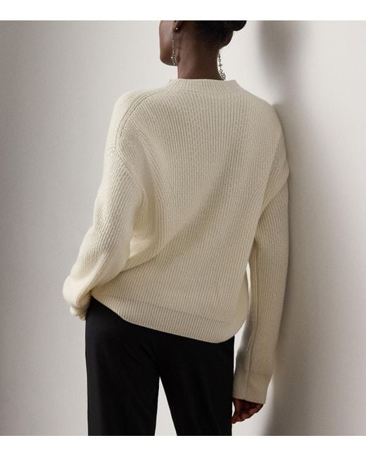 Ralph Lauren White Cashmere Sweater