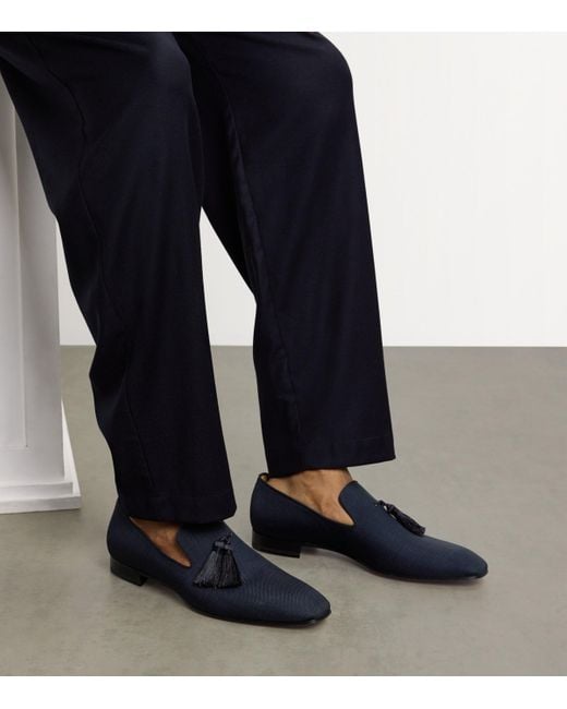 Christian Louboutin Tassel Loafers in Blue for Men | Lyst display picture 1