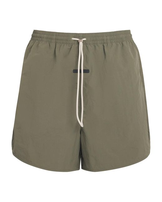 Fear Of God Green Swim Shorts for men