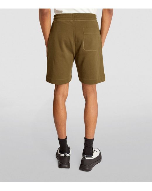 Canada Goose Green Cotton Huron Sweatshorts for men