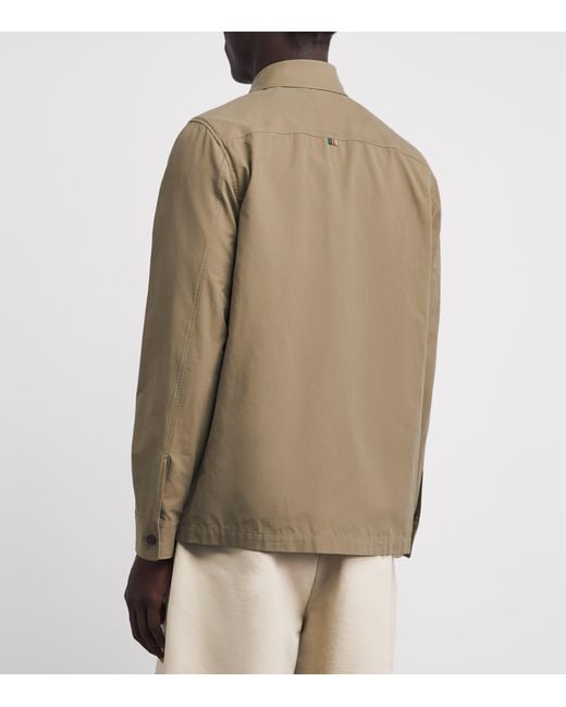 Paul Smith Brown Cotton-Blend Twin-Pocket Overshirt for men