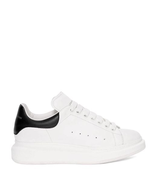 Alexander McQueen White Leather Oversized Sneakers for men