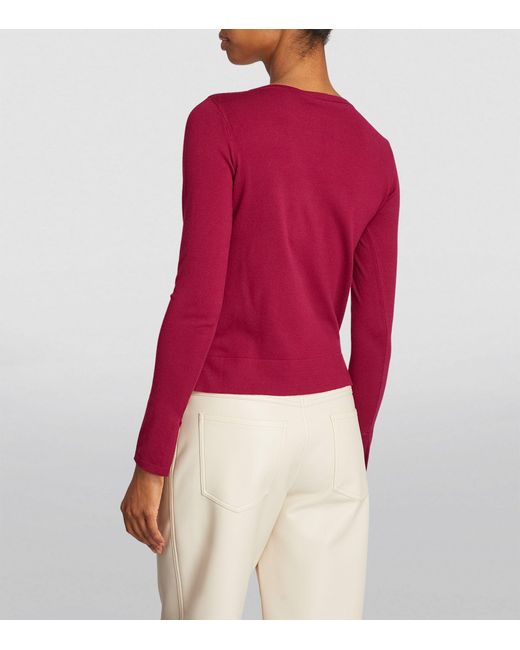 MAX&Co. Red Boat-neck Sweater