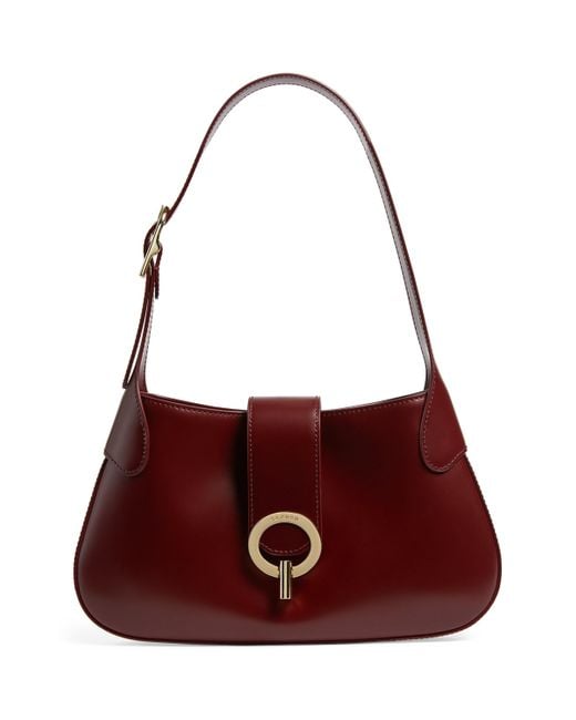Sandro Red Leather Janet Bag