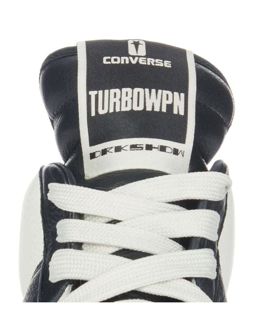 Rick Owens Blue X Converse Drkshdw Turbowpn High-top Sneakers for men