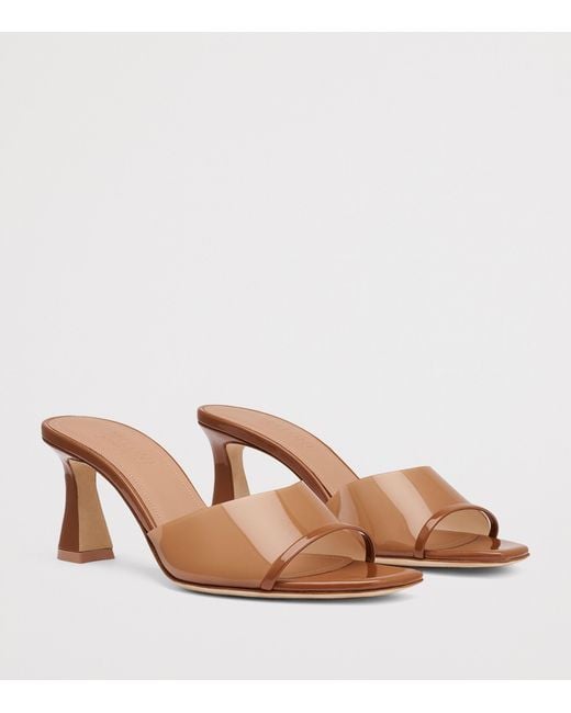 Malone Souliers Brown Pvc Roxanne Heeled Sandals 70