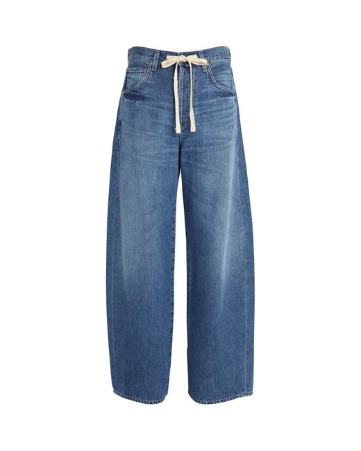 Citizens of Humanity Blue Brynn Wide-leg Jeans