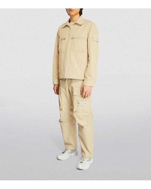 Stone Island Natural Ghost Piece O-ventile Jacket for men
