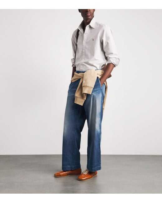 Polo Ralph Lauren Blue Wide-Leg Jeans for men