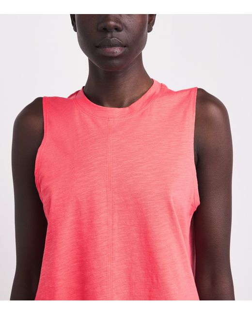 ME+EM Pink Organic Cotton Swing Tank Top