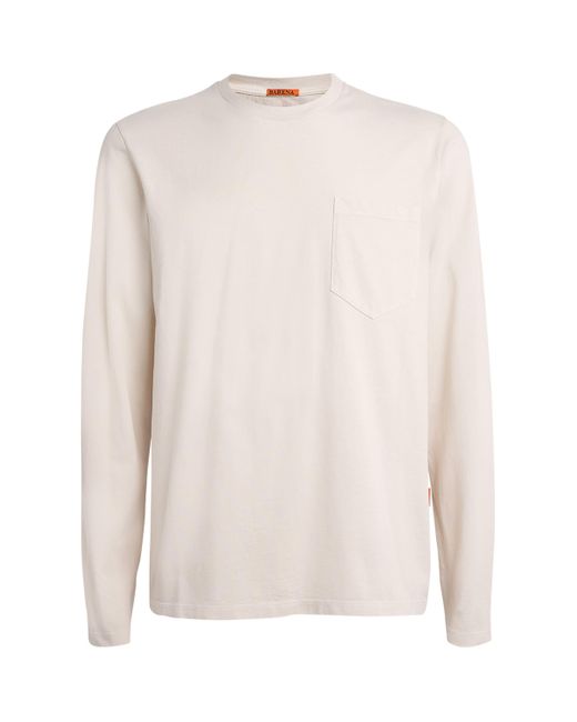 Barena White Cotton Luigi Long-Sleeve T-Shirt for men