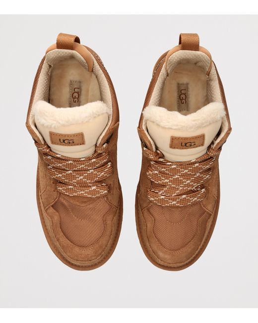 Ugg Brown Suede Lowmel Sneakers for men