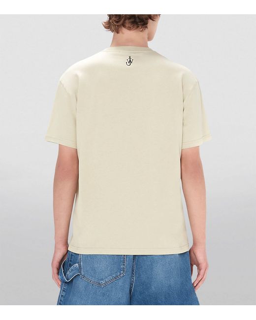 J.W. Anderson Green X Pol Anglada Embroidered T-shirt for men