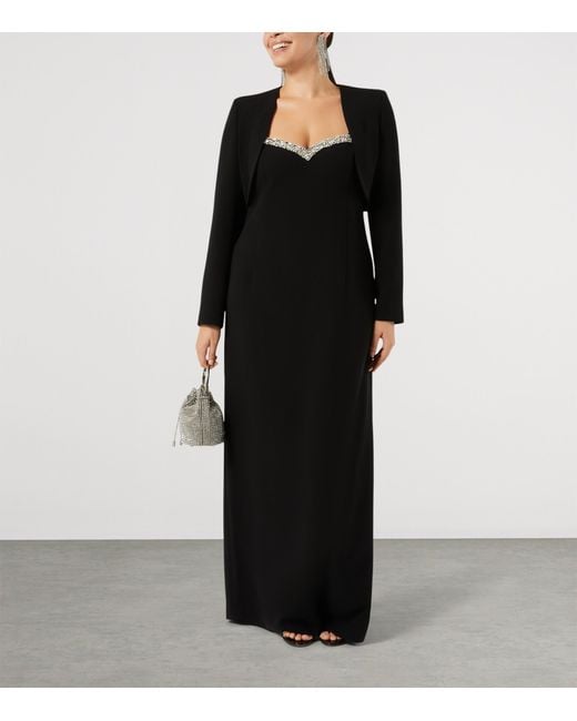 Marina Rinaldi Black Cropped Bolero Jacket