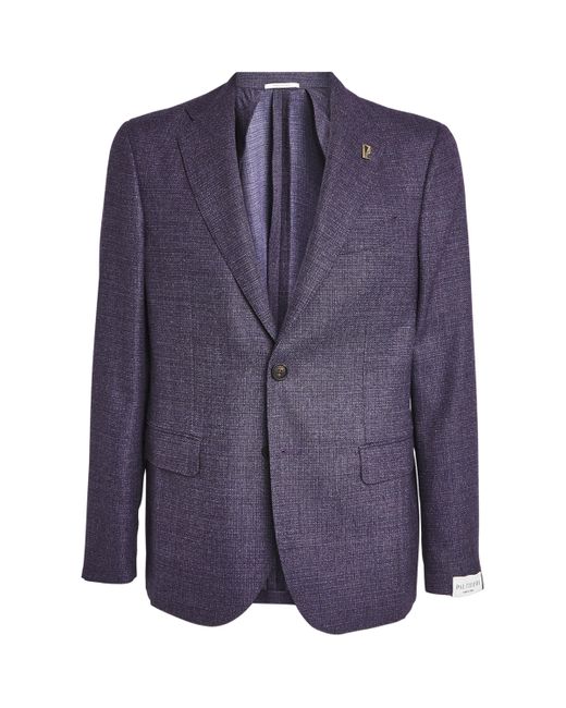 Pal Zileri Purple Wool Blazer for men