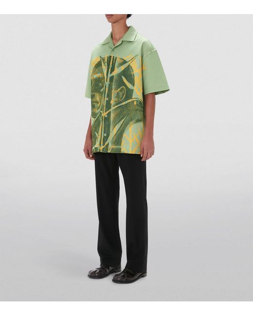J.W. Anderson Green X Pol Anglada Cotton Shirt for men