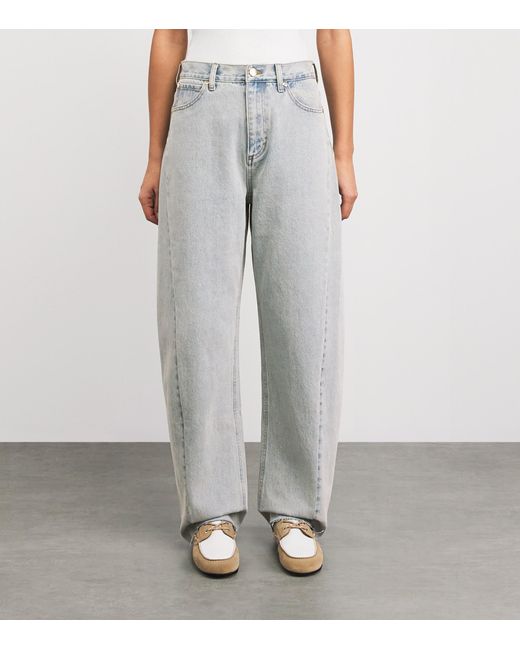 Sandro Gray Barrel Jeans