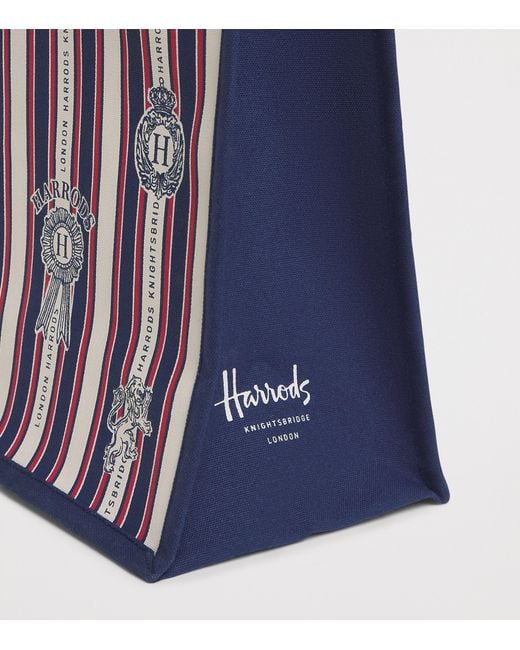 Harrods Blue Medium London Calling Tote Bag