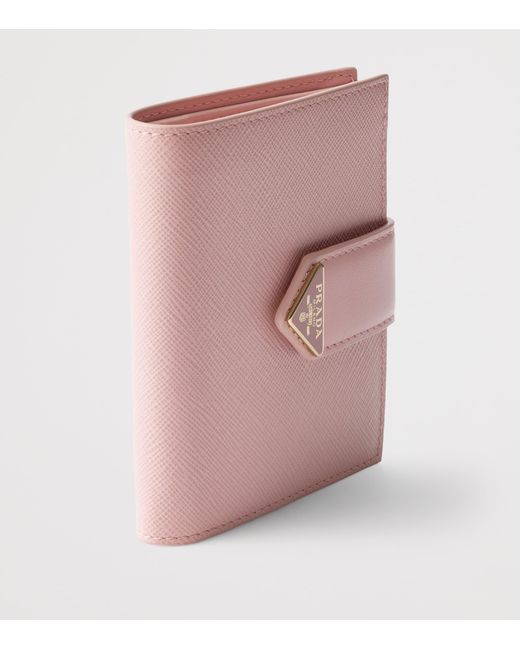 Prada Pink Small Leather Wallet