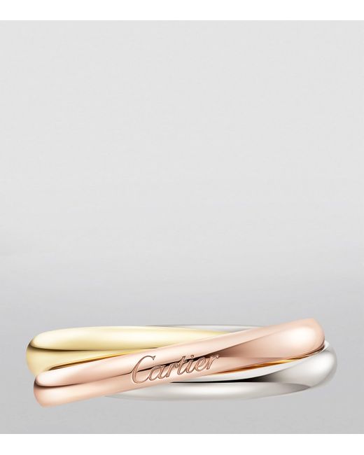 Cartier Brown Small, And Rose Trinity Ring